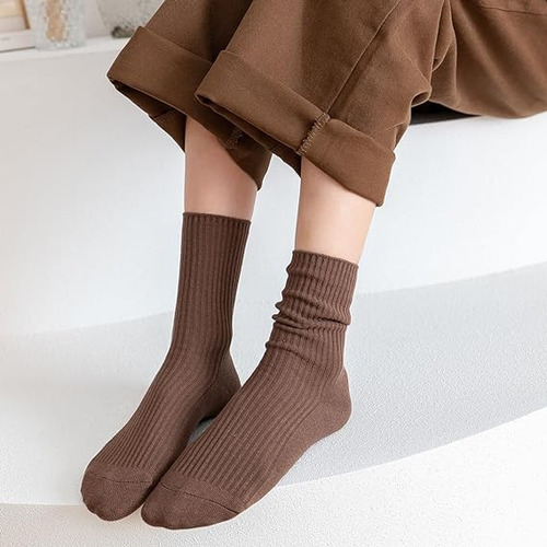 10 Pares Calcetines De Mujer, Calcetines De Algodón Tobillo