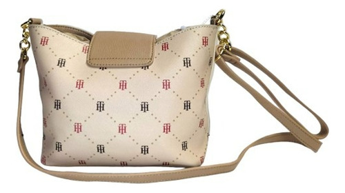 Bolsa Crossbody Tommy Hilfiger 69j8447 Color Beige