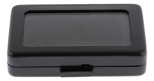 3 Joyero Portátil Caja De Presentación De Caja De Negro