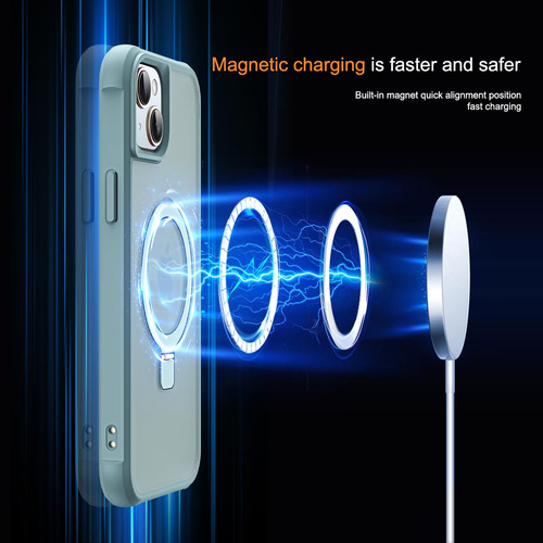 Capa De Telefone Skylmw Compatível Com iPhone 15 Com Magsafe