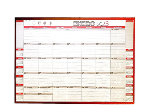 Planner Calendario Agenda Mensual De Escritorio Trabajo