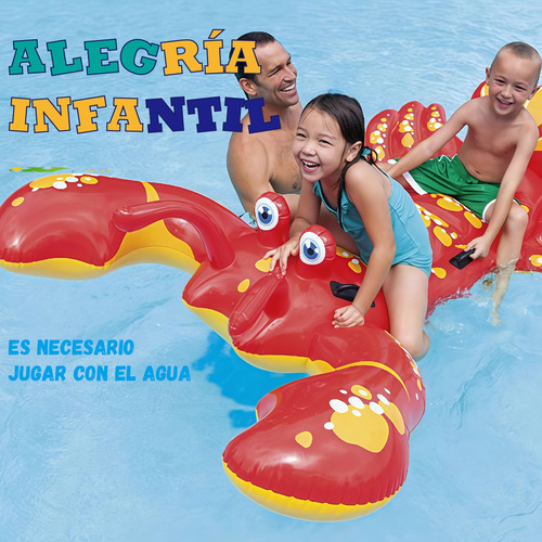 Flotador Inflable Cangrejo De Río Alberca Niños Y Adultos