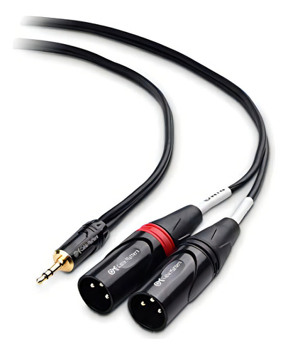 Cable macho Trs a 2 XLR Matters de 35 mm y 18 pulgadas