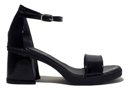 Imagen 2 de 5 de Sandalias Urban Black Charol