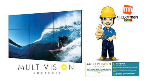 Instalação Suporte E Montagem Vídeo Wall 4k Multivision Loca