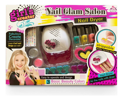 Nail Glam Salon - Kit De Esmalte De Uñas