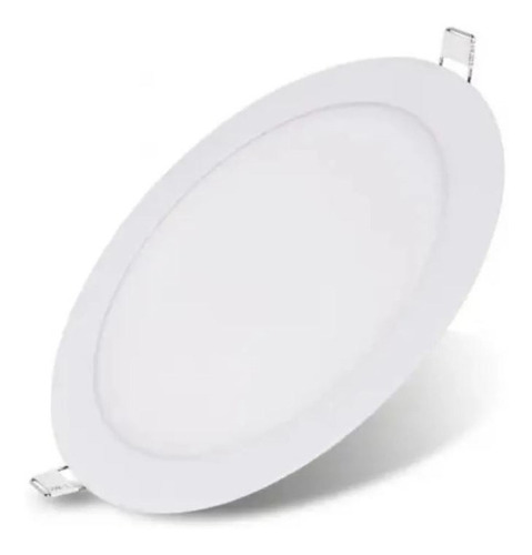 Lampara Panel Led Circular Empotrable 5' 9w 3000k Luz Calida