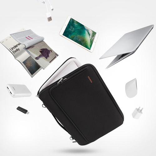 Domiso Funda Bolso Maletin P/ Notebook Laptop 15 A 15.6 Negro.