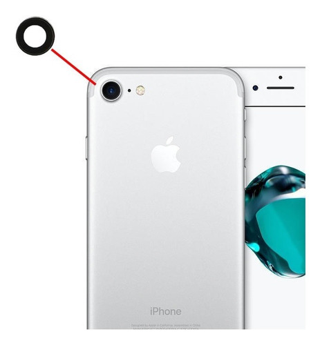 Lente Luna Glass Para Camara Trasera De iPhone 7 / 8 Mica