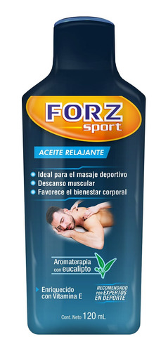 Aceite Relajante Forz Sport Vitamina E X 120ml