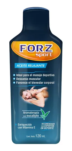 Aceite Relajante Forz Sport Vitamina E X 120ml