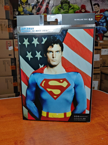 Mcfarlane Superman 1978 Platinum Christopher Reeve Nuevo