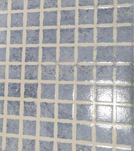 Bal Ceramica Amalfi Azul Celeste Tipo Mosaico 20x20 Mate