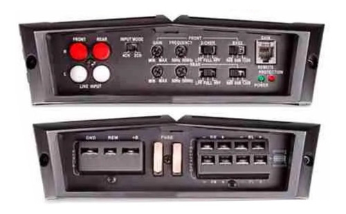 Imagen 2 de 8 de Potencia B52 Amplificador 4 Canal 1400w Puenteable Crossover