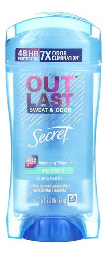 Secret Barra Deo En Gel Outlast X73 