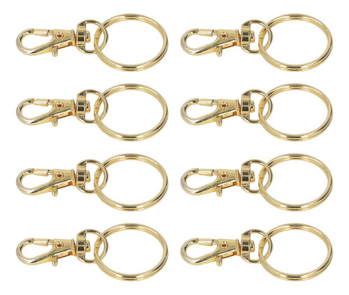 Ganchos For Llavero, 100 Unidades, Anillos De Cierre Con Fo