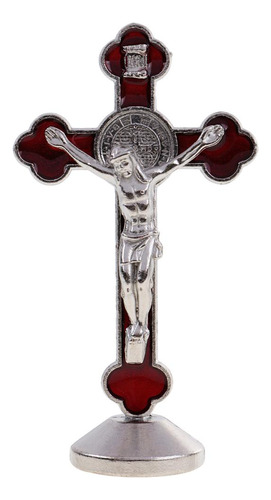 Crucifijo Estatua Religiosa Jesucristo Estatuilla Inri Cruz