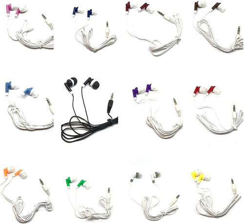Auriculares Con Cable Tfd Supplies Colores Variados 50-pack