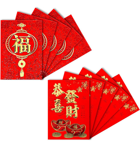 36 Sobres Rojos Chinos, Año Nuevo Chino 2023 Del Año Del Con