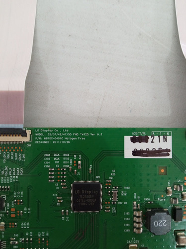 6870c 0401c Tcon Panasonic Tc L42e5x Serie 21n (Usado)