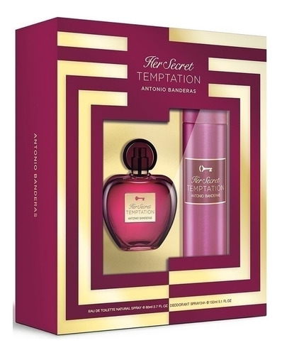 Her Secret Temptation  Edt 80ml + Desodorante 150ml 3c