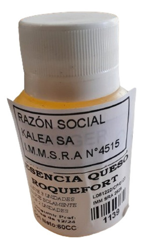 Esencia De Queso Roquefort 60cc Compre 3 Pague Solo Por 2