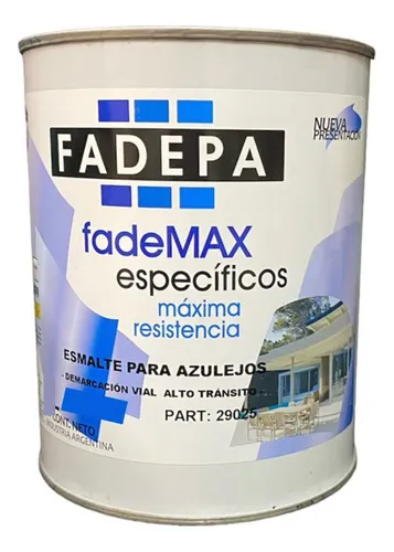 Pintura Esmalte Azulejos Ceramicos 1 Lt Fadepa