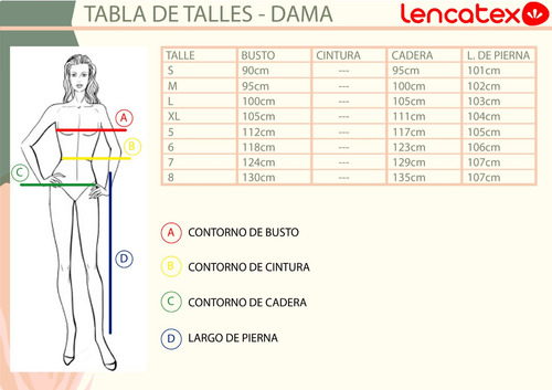 Pijama Mujer Capri Algodón Lencatex 25779