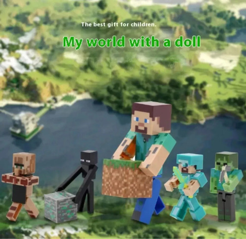 Shadow Dragon Steve Iron Golem Minecraft Periféricos Brinque