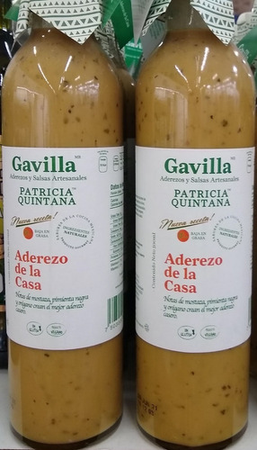 Imagen 4 de 6 de Gavilla Aderezo Casa Mostaza Pimienta Negra Orégano 500 Ml
