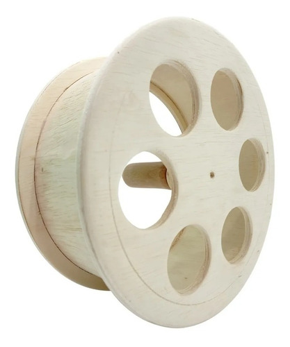 1 Carretilha Top Para Pipeiros Madeira Crua 30cm