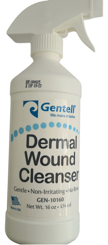 Limpiador De Heridas Gentell 1 Unidad 474 Ml