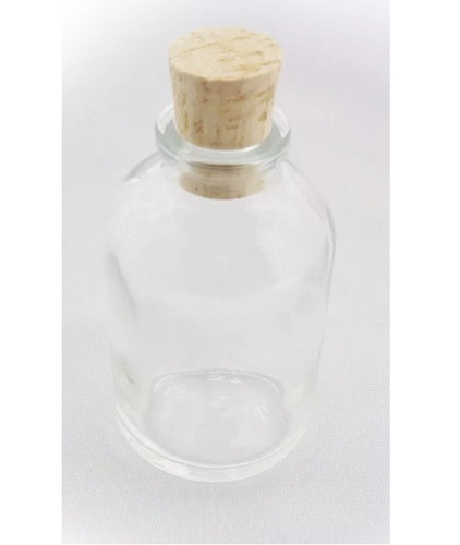 400 Mini Frascos De Vidrio 40 Ml. Recuerdo Con Corcho