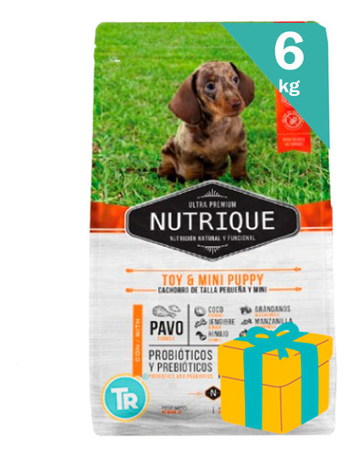 Racion Perro Nutrique Toy Mini Puppy + Obsequio + E Gratis