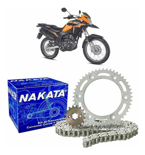 Kit Relação Transmissão Nakata Honda Xre 190 2015-2021