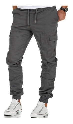 Pantalón Jogger Cargo Jeans Para Hombre Casual