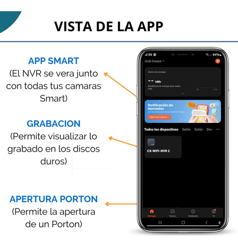 Grabador Nvr Smart Wifi - 16 Canales Ip Onvif Tuya Smart