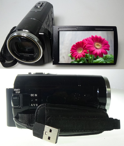 Filmadora Sony Hdr-pj10 Hdmi Limpa Entrada De Microfone