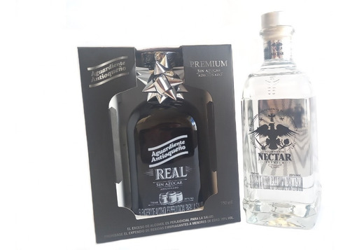 Aguardiente Real Y Néctar Combo - mL a $236