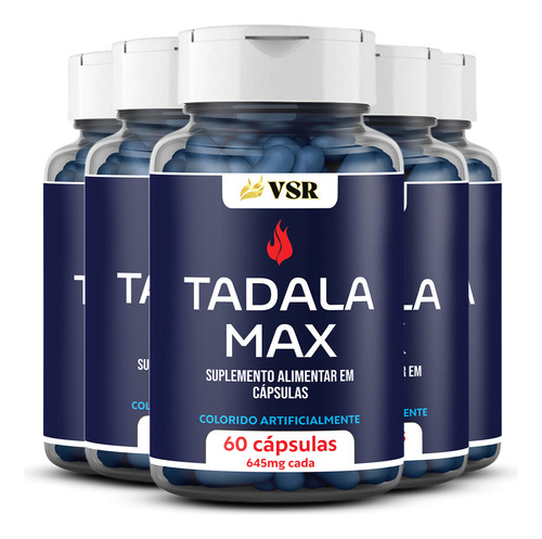 3x Tadalamax 60 Caps - - Tadala Max Sabor Imediato