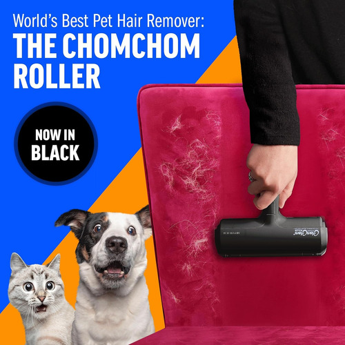 Removedor De Pelo De Mascotas Chom Chom Roller Negro Negro