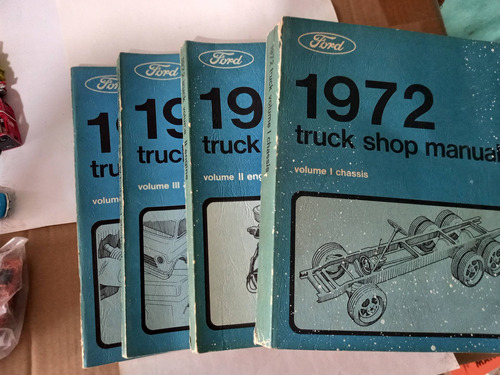 Manuales De Taller Ford Año 1972 (5 Tomos) Usa