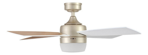Ventilador De Techo Led Coolfan Bela 44pg Control Remoto Cantidad De Aspas 4 Estructura Dorado Aspas Blanco Diámetro 112 Cm Frecuencia 60 Hz Material De Las Aspas Madera