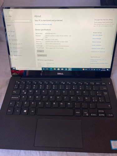 Dell Xps 13 9360 Core I5 7th Gen