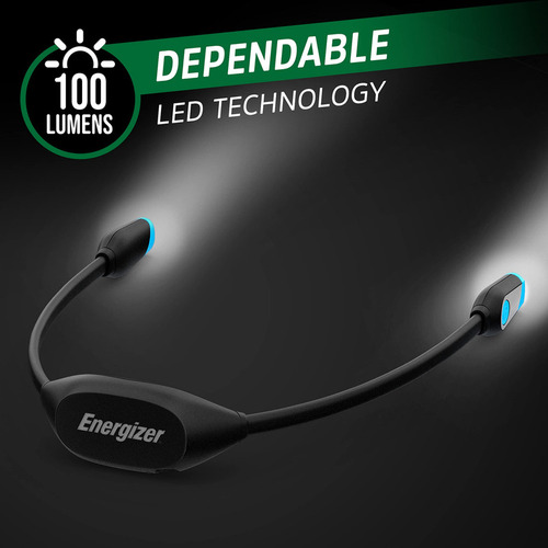 Energizer Led Recargable Negro (luz De Cuello) Flexible, Luz