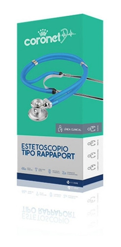 Imagen 3 de 7 de Estetoscopio Rappaport Profesional Adulto Pediatrico Coronet