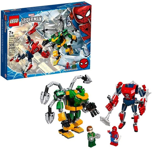 Lego Marvel Spider-man & Doctor Octopus Mech Battle 76198