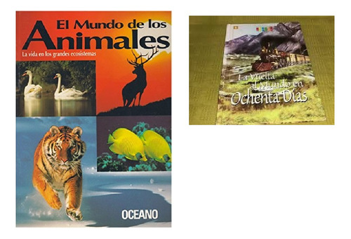 El Mundo De Los Animales -regalo Libro La Vuelta Al Mondo 
