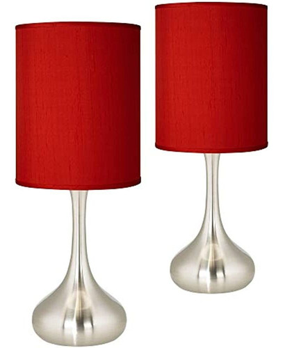 Lámparas De Mesa Decorativas Modernas Juego De 2 Pantallas D