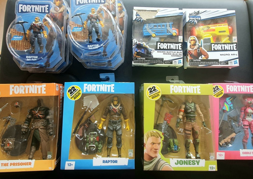 Imagen 2 de 10 de Juguetes Fortnite Originales Munecos Drones Buses Accesorios